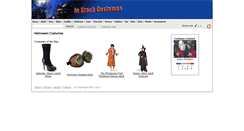 Desktop Screenshot of instockcostumes.com